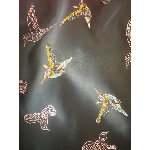 Hutch Black Size 16 Strapless Dress With Multicolor Bird Print Size - Picture 15 of 16